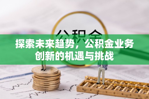 红山探索未来趋势，公积金业务创新的机遇与挑战