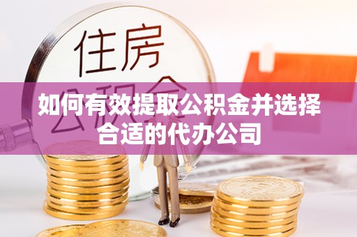 红山如何有效提取公积金并选择合适的代办公司